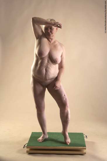 Nude Woman White Standing poses - ALL Average short blond Standing poses - simple Pinup