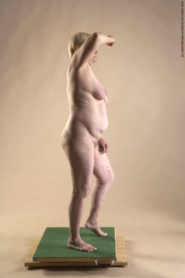 Nude Woman White Standing poses - ALL Average short blond Standing poses - simple Pinup