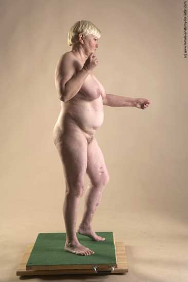 Nude Woman White Standing poses - ALL Average short blond Standing poses - simple Pinup