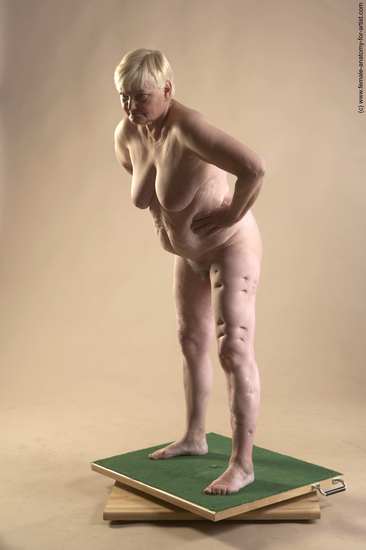 Nude Woman White Standing poses - ALL Average short blond Standing poses - simple Pinup