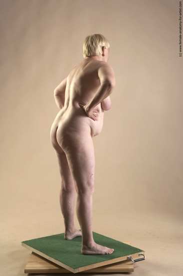 Nude Woman White Standing poses - ALL Average short blond Standing poses - simple Pinup