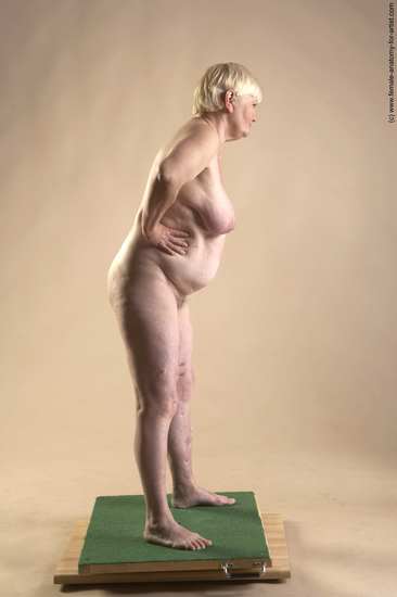 Nude Woman White Standing poses - ALL Average short blond Standing poses - simple Pinup