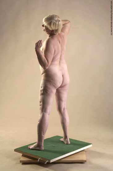 Nude Woman White Standing poses - ALL Average short blond Standing poses - simple Pinup