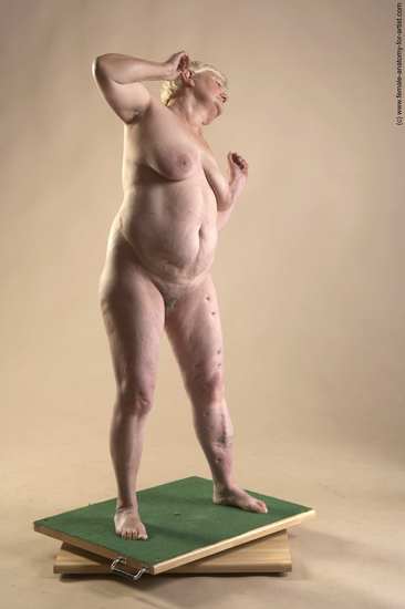 Nude Woman White Standing poses - ALL Average short blond Standing poses - simple Pinup