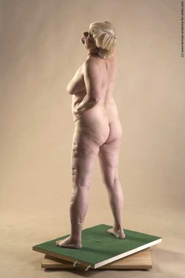 Nude Woman White Standing poses - ALL Average short blond Standing poses - simple Pinup