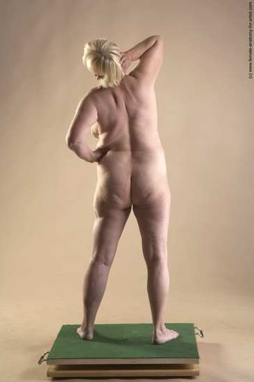 Nude Woman White Standing poses - ALL Average short blond Standing poses - simple Pinup