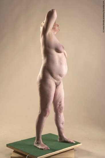 Nude Woman White Standing poses - ALL Average short blond Standing poses - simple Pinup