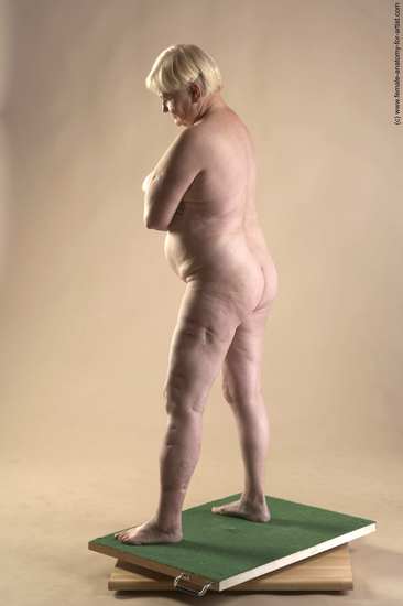 Nude Woman White Standing poses - ALL Average short blond Standing poses - simple Pinup