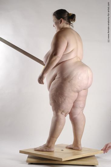 Nude Fighting with sword Woman White Standing poses - ALL Overweight medium brown Standing poses - simple Pinup