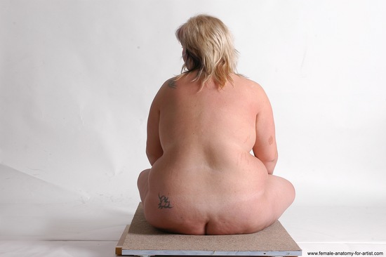 Nude Woman White Sitting poses - ALL Overweight medium colored Sitting poses - simple Pinup