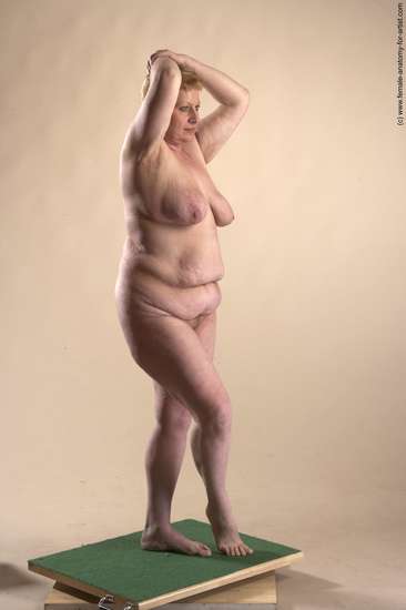 Nude Woman White Standing poses - ALL Average short blond Standing poses - simple Pinup