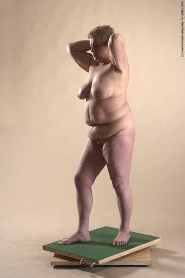 Nude Woman White Standing poses - ALL Average short blond Standing poses - simple Pinup