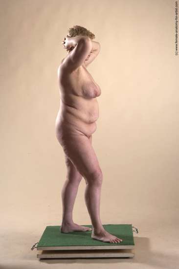 Nude Woman White Standing poses - ALL Average short blond Standing poses - simple Pinup