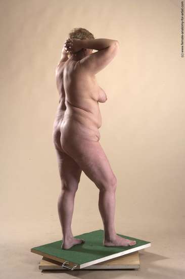 Nude Woman White Standing poses - ALL Average short blond Standing poses - simple Pinup