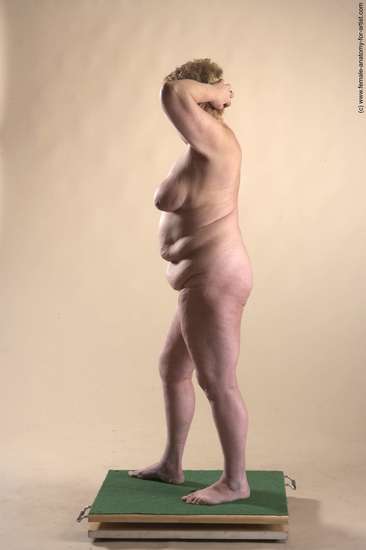 Nude Woman White Standing poses - ALL Average short blond Standing poses - simple Pinup