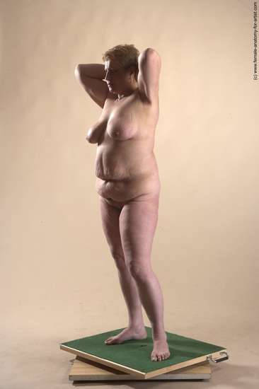 Nude Woman White Standing poses - ALL Average short blond Standing poses - simple Pinup