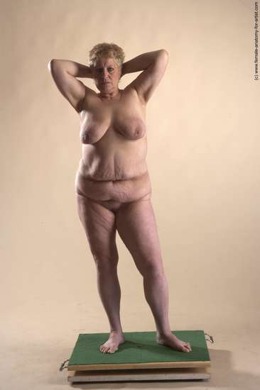 Nude Woman White Standing poses - ALL Average short blond Standing poses - simple Pinup