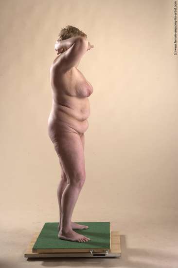 Nude Woman White Standing poses - ALL Average short blond Standing poses - simple Pinup