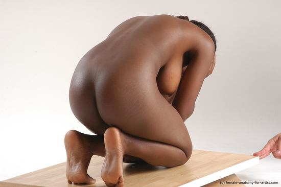 Nude Woman White Laying poses - ALL Slim Laying poses - on side dreadlocks black Pinup
