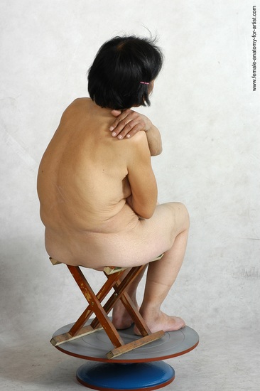 and more Nude Woman Asian Sitting poses - ALL Slim medium black Sitting poses - simple Pinup