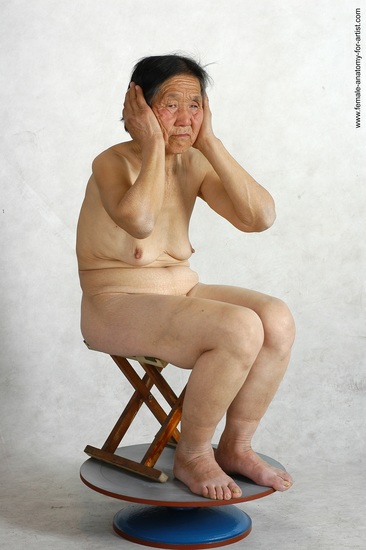 and more Nude Woman Asian Sitting poses - ALL Slim medium black Sitting poses - simple Pinup