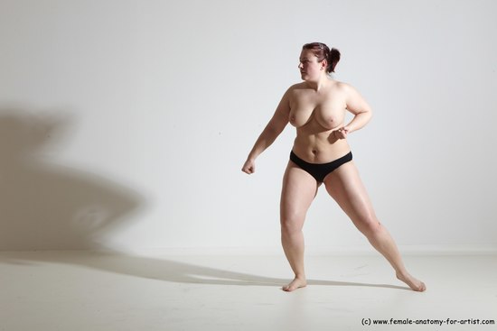 Nude Martial art Woman White Standing poses - ALL Average medium colored Standing poses - simple Dynamic poses Pinup