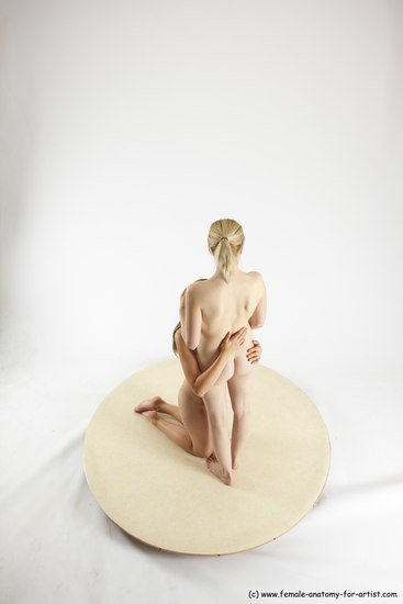 Nude Woman - Woman White Standing poses - ALL Slim long blond Standing poses - simple Multi angle poses Pinup