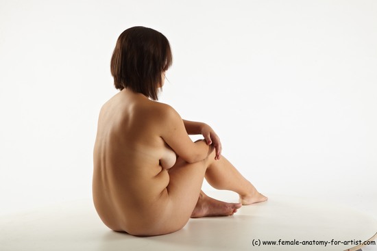 Nude Woman White Sitting poses - ALL Average medium brown Sitting poses - simple Pinup