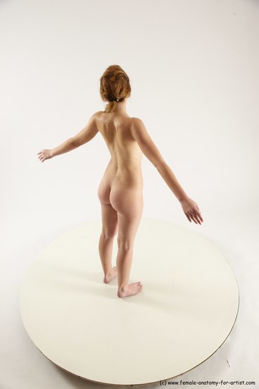 Nude White Standing poses - ALL Slim long blond Standing poses - simple Multi angle poses Pinup