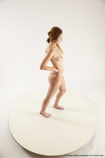 Nude White Standing poses - ALL Slim long blond Standing poses - simple Multi angle poses Pinup