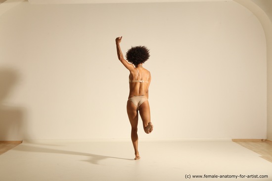 Underwear Gymnastic poses Woman Black Moving poses Athletic medium black Dynamic poses Academic