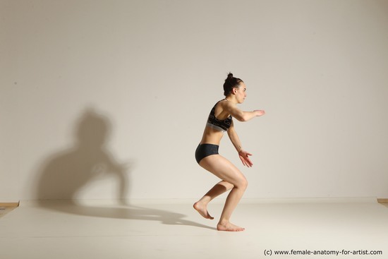 Underwear Woman Dynamic poses Academic