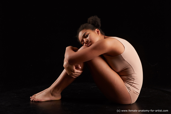 Underwear Woman Black Sitting poses - ALL Average medium black Sitting poses - simple Standard Photoshoot  Academic