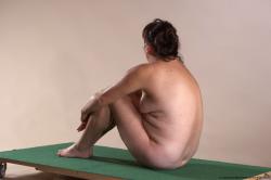 Nude Woman White Sitting poses - ALL Average medium brown Sitting poses - simple Pinup