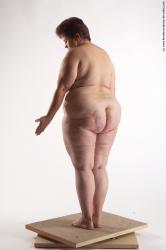 Nude Woman White Standing poses - ALL Overweight short colored Standing poses - simple Pinup