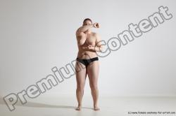 Nude Martial art Woman White Standing poses - ALL Average medium colored Standing poses - simple Dynamic poses Pinup
