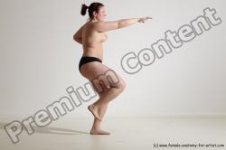 Nude Martial art Woman White Standing poses - ALL Average medium colored Standing poses - simple Dynamic poses Pinup