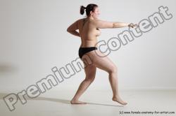 Nude Martial art Woman White Standing poses - ALL Average medium colored Standing poses - simple Dynamic poses Pinup