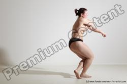 Nude Martial art Woman White Standing poses - ALL Average medium colored Standing poses - simple Dynamic poses Pinup