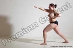 Nude Martial art Woman White Standing poses - ALL Average medium colored Standing poses - simple Dynamic poses Pinup