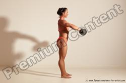 Angelina Bodybuilding poses