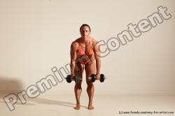 Angelina Bodybuilding poses