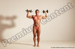 Angelina Bodybuilding poses