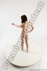 Nude Woman White Standing poses - ALL Slim medium brown Standing poses - simple Multi angle poses Pinup