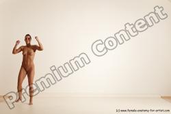 Nude Gymnastic poses Woman White Moving poses Athletic medium brown Dynamic poses Pinup