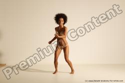 Underwear Gymnastic poses Woman Black Moving poses Athletic long black Dynamic poses Academic