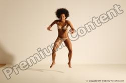 Underwear Gymnastic poses Woman Black Moving poses Athletic long black Dynamic poses Academic