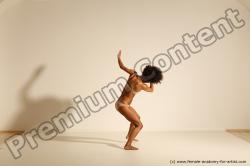 Underwear Woman Black Moving poses Athletic long black Dynamic poses Academic