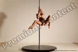 Poledance reference poses of Mercedes