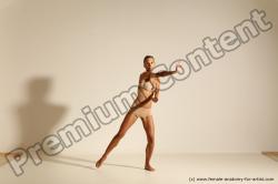 Modern aerobic reference poses of Kristyna